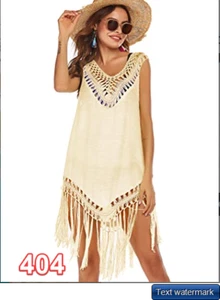 Hotouch Women's Beach Wear Swimsuit Swimwear Cover up See Through Beach Dress S - Picture 1 of 4