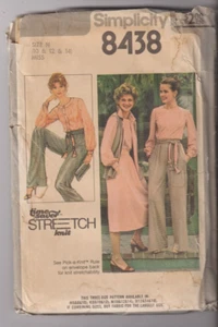8438 SIMPLICITY c.1978 - BLUSE WESTE ROCK & HOSE - Gr. 10/12/14 - Bild 1 von 2