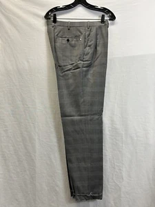 Brioni Glen Check Gray Pants/ W 36 - Picture 1 of 8