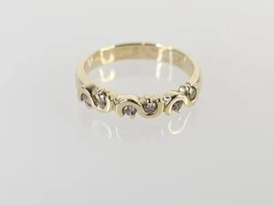 10K Gelbgold runder Diamant Jubiläum Bandring Gr. 7,25 (AM1082875) - Bild 1 von 7