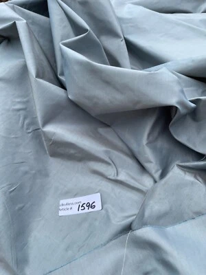 FABULOUS QUALITY SILK TAFFETA IRIDESCENT - OCEANSIDE BLUE!!! - Image 1 of 4