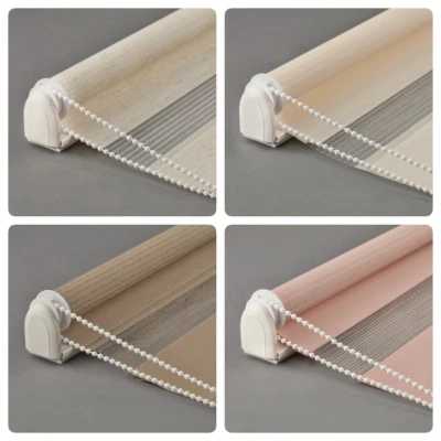 Doppelrollo Klemmfix Ohne Bohren DuoRollo ZebraRollo Fensterrollo Seitenzugrollo - Bild 1 von 4