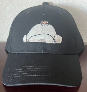 Disneyland San Fransokyo Square Baymax & Mochi Big Hero 6 Black Adult Ball Cap - Picture 1 of 4