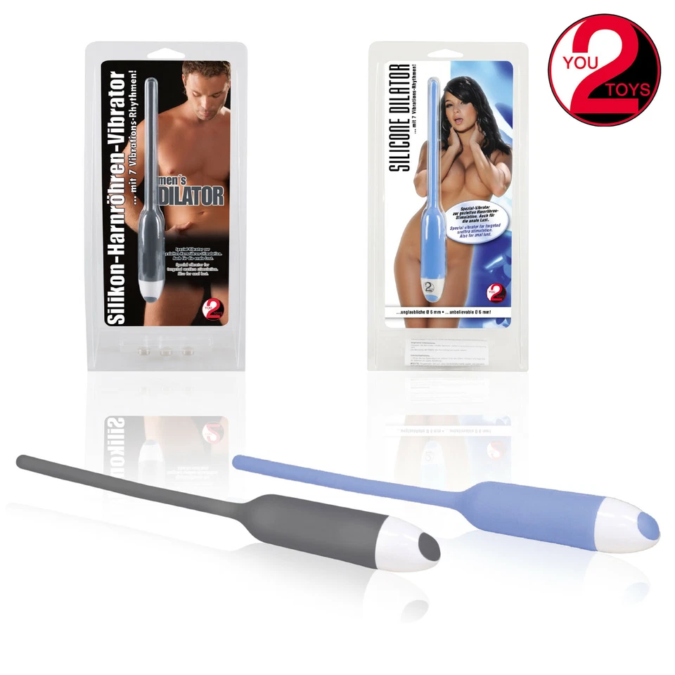 Men Urethra Probe Silicone Vibrator Dilator Dilatatore Uretra Pene Plug - Immagine 1 di 1