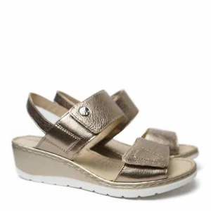 CAPRICE DOUBLE STRAP SANDAL WITH STRAP AND MEDIUM WEDGET - Picture 1 of 5