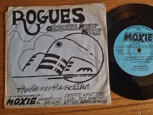 Rogues – Train Kept A Rollin' 1978 Moxie Records Garage Rock Punk 7” US Press - Picture 1 of 6