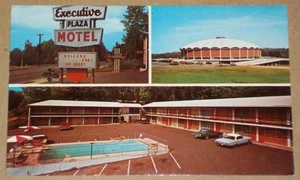 POSTAL DÉCADA DE 1970, EXECUTIVE PLAZA MOTEL & RESTAURANTE, CHARLOTTESVILLE, VIRGINIA - Imagen 1 de 2