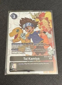 Digimon Tai Kamiya BT12-095 Alternate Art Alt R Card NM - Picture 1 of 1