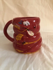 Disney Red MUSHA DRAGON Figural 3-D Mug - Picture 1 of 3