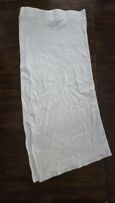 NWOT Michael Stars M Tube White Asymmetrical Skirt Stretch Knit 124757 - Image 1 of 2