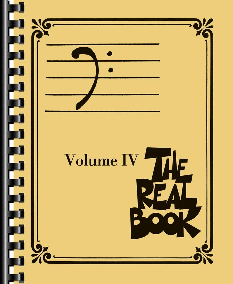 The Real Book Volume 4 for Bass Clef Instruments Fake Jazz Chords Sheet Music - Image 1 of 1