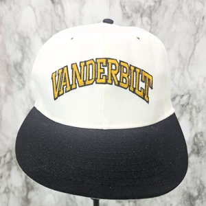 Vanderbilt Campionati NCAA Basket Ricamato Linea Pro Vintage Bianco - Foto 1 di 15