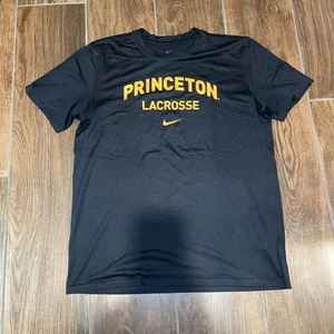 Nike Dri-Fit T-Shirt Princeton University Lacrosse NCAA Men’s Large Black - Picture 1 of 7