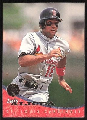 1994 Leaf Baseball Card Luis Alicea St. Louis Cardinals #203 - Image 1 of 2