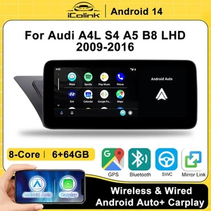10.25'' Wireless CarPlay Android Auto Retrofit Kit For Audi A4 A5 S4 S5 Q5 MMI3G - Bild 1 von 18