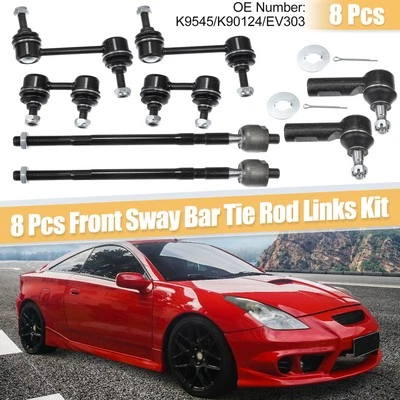 8 Pcs Car Front and Rear Sway Bar Link Tie Rod Ends No.K9545 for Toyota Corolla Foto 1 de 4