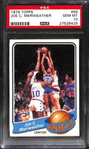 1979 Topps #69 JOE MERIWEATHER PSA 10 27528428