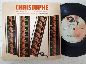 VINYL EP 7" CHRISTOPHE - AMOUR INTERDIT+3 ***ISRAEL*** - Bild 1 von 2