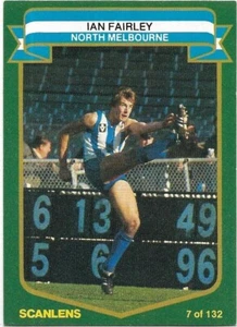 1985 Scanlens (7) Ian FAIRLEY North Melbourne (Rookie Card) - Bild 1 von 1