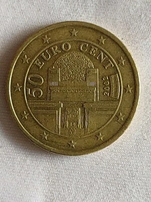 Pièce 50 Euros Cent Autriche 2002 - Photo 1/2