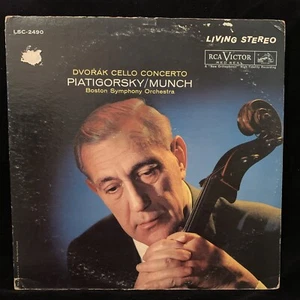 GREGOR PIATIGORSKY Cello DVORAK Concerto RCA Living Stereo LSC-2490 SD 1S ST LP - Bild 1 von 4