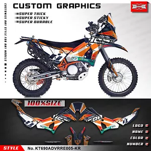 Kungfu Graphics Motorcycle Sticker Decal Kit for 690 Adventure Rally Raid EVO2 - Picture 1 of 8