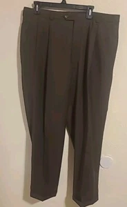 Gatsby Golf Pants Mens Size 38 Black Chino Wool Stretch Italy NWT - Picture 1 of 5