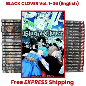 Manga Black Clover von Yuki Tabata Band 1-36 Set Englisch Comic Buch NEU - KOSTENLOSER VERSAND - Bild 1 von 5