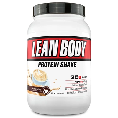 Batido de reemplazo de comidas Labrada Lean Body Hi Protein 2,47 lb tinas elige sabor nuevo Foto 1 de 3