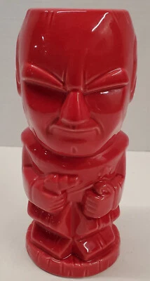 Geeki Tikis Star Trek Captain Jean Luc Picard Red Ceramic Tiki Mug Cup 2017 - Image 1 of 4