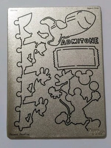 DISNEY Cuttlebug Provo Craft "Wild Ride" Ticket Cutting Die 37-1742 - Picture 1 of 4