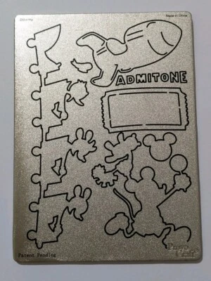 DISNEY Cuttlebug Provo Craft "Wild Ride" Ticket Cutting Die 37-1742  - Image 1 of 4