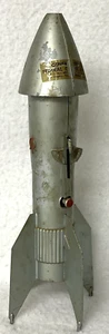 VINTAGE 1957 ROCKET TOY BANK,ASTRO,GEN.TELCO FED.CREDIT UNION,SAN ANGELO,TX,11"+ - Picture 1 of 8