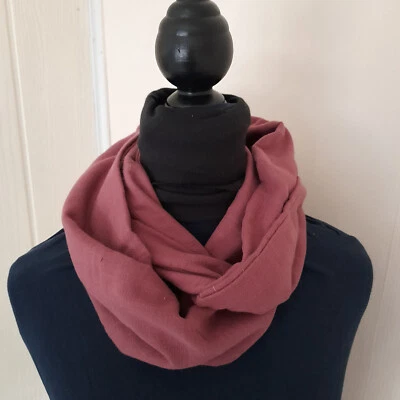 Loop - Schal ca. 25 x 130 oder Dreieckstuch ca. 130 x 130 cm  Slub-Musseline - Bild 1 von 2