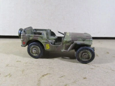 338W Vintage Dinky 80B Jeep Hotchkiss Willys Leclerc 1:43 Repaint Transformed - Image 1 of 4