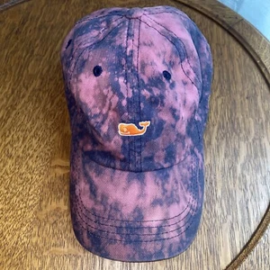 Cappello Berretto Vinyard Vines Virginia Regolabile Personalizzato Candeggina Tie Dye (Navy, Rosso) - Foto 1 di 12