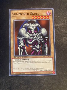 Summoned Skull - SBC1-ENI01 - 1st Edition - Speed Duel N/M - Picture 1 of 2