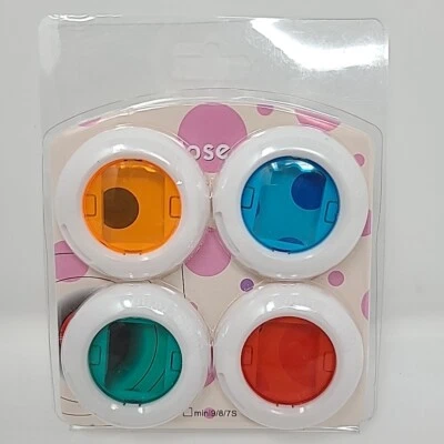 Fujifilm Colored Close-Up Lens Filters For Instax Mini Camera 4 Pk Fits 9 8 7S - Image 1 of 4