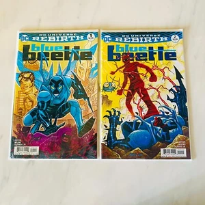 Blue Beetle (2016) #1 and #2 Scott Kolins Cover DC Universe Rebirth - Picture 1 of 5