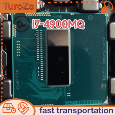 Intel MOBILE i7-4900MQ 4-CORE 2.8GHz 8M PROCESSOR Socket G3 LAPTOP CPU SR15K - Image 1 of 3