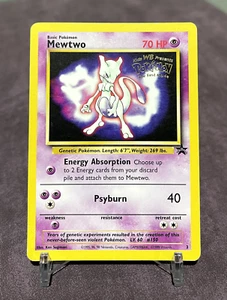 Mewtwo (Movie Promo) 3/53 WoTC Black Star Promo Rare MP 2001 - Picture 1 of 4
