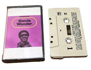 Stevie Wonder Looking Back Vol. 1 Vintage Cassette Tape Motown Rare MZC-804-1 - Picture 1 of 8