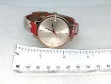 Women's TED BAKER London Wristwatch w/ Red Floral Band (TE50005011)