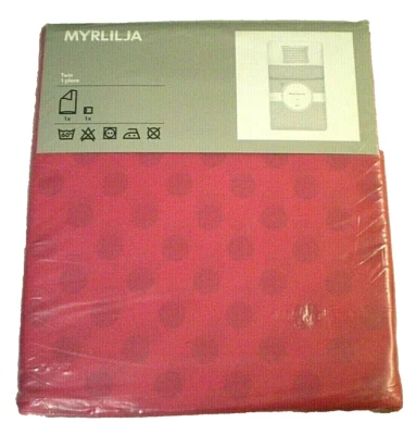 MYRLILJA Ikea POLKA DOT Limited Sweet Dreams Rome DUVET COVER & PILLOWCASE~ Twin - Image 1 of 4