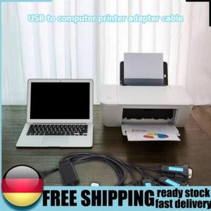 PL2303 Chip 4 Port USB to RS-232 9-Pin DB9 Serial Cable Male A Adapter Converter - Bild 1 von 8