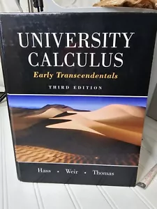 University Calculus Early Transcendentals 2014 Hardcover Weir Hass Thomas NEW - Picture 1 of 5