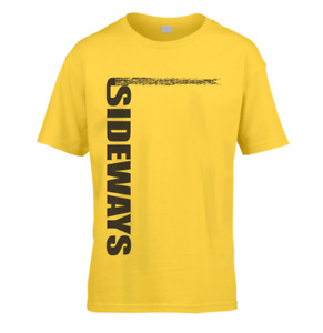 Sideways Kids T-Shirt (Pick Colour and Size) Gift Present Drift JDM Burnout