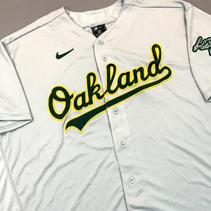 New Nike Oakland Athletics A's Authentic On-Field Elite Sewn Jersey Sz 60 $355 - Picture 1 of 12