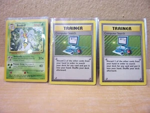 Pokemon Card Rare Beedrill computer search Unlimited Base Set  17/102 71/102 - Picture 1 of 7