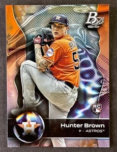2023 Bowman Platinum Ice Foil Parallel Hunter Brown RC #16 - Picture 1 of 2